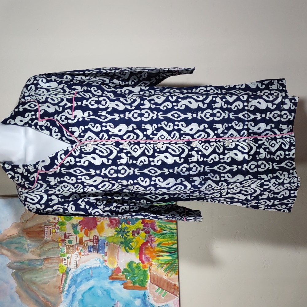 Malabar Bay Cotton Print Sleep Shirt